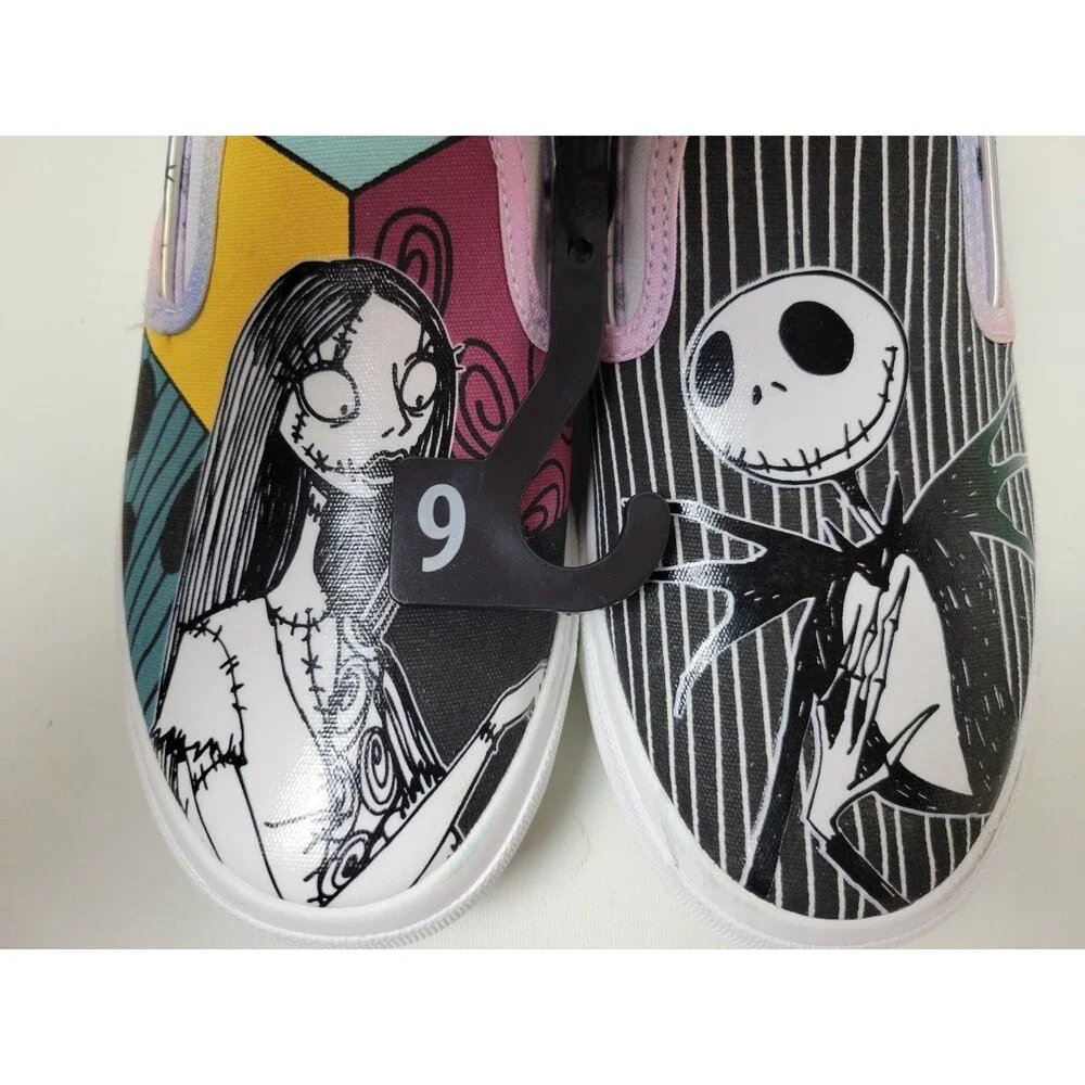 NWT Disney Ground Up Nightmare Before Christmas Sneakers Jack‎ Sally Sz 6